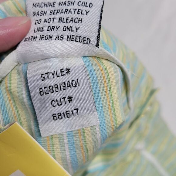 Y2K LEI pastel‎ striped crop pant drawstring waist bad boy stretch capri S NWT - Picture 7 of 10